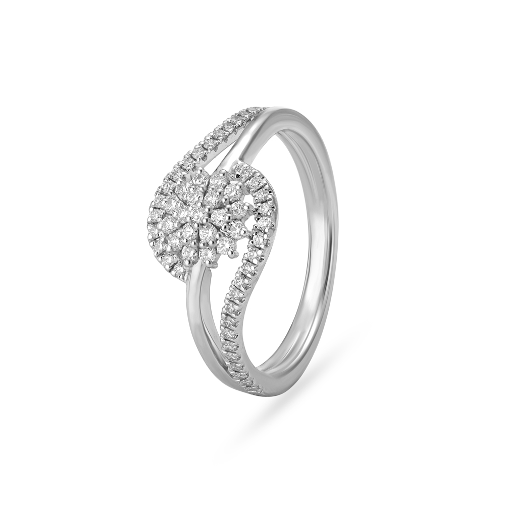 Buy Ageless 950 Pure Platinum And Diamond Finger Ring at Best Price |  Tanishq UAE