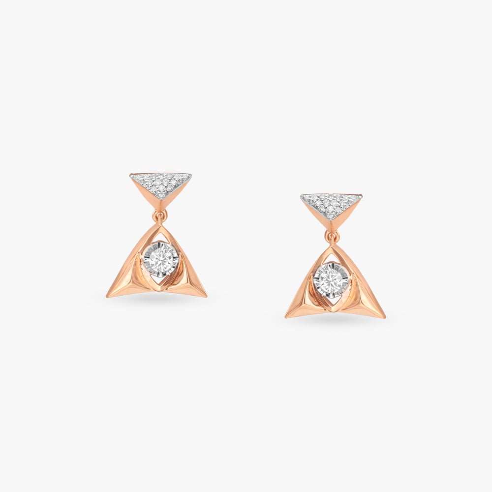 

Triad Drift Diamond Drop Earrings