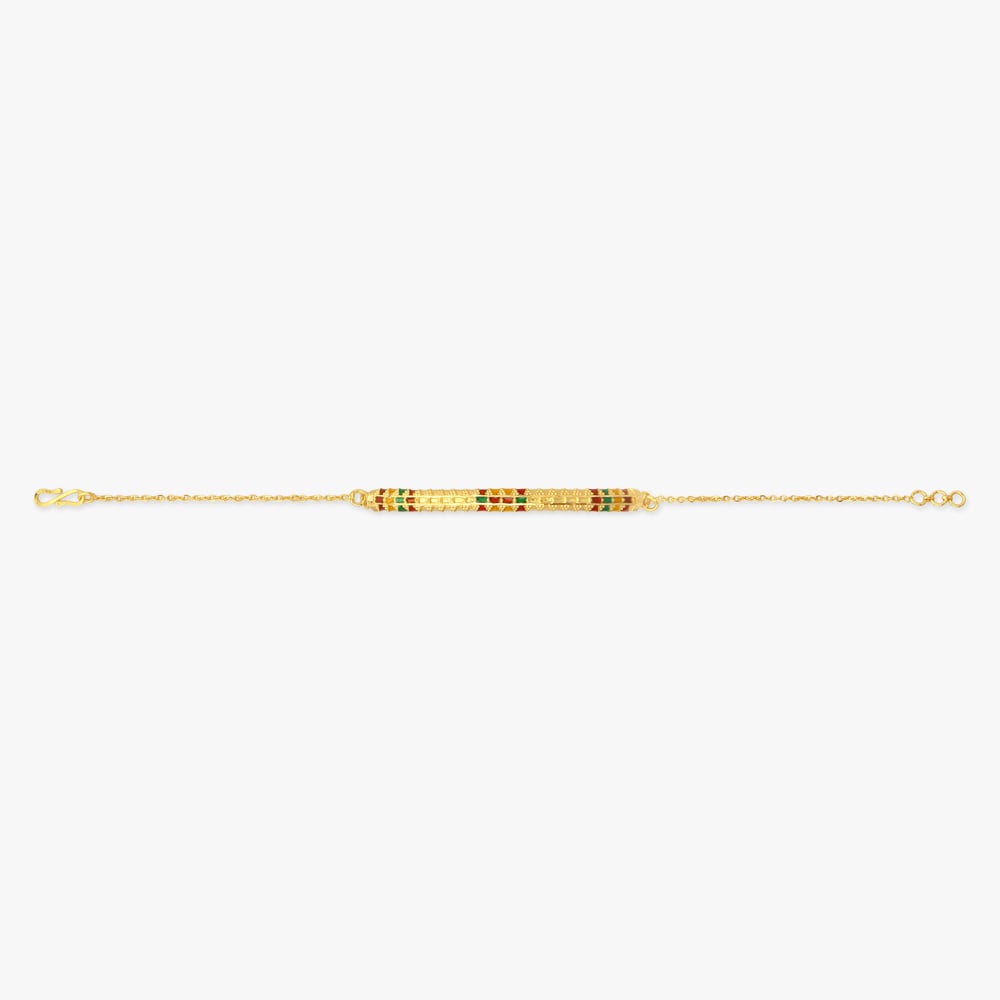 Mosaic Glow Gold Bracelet,,hi-res image number null