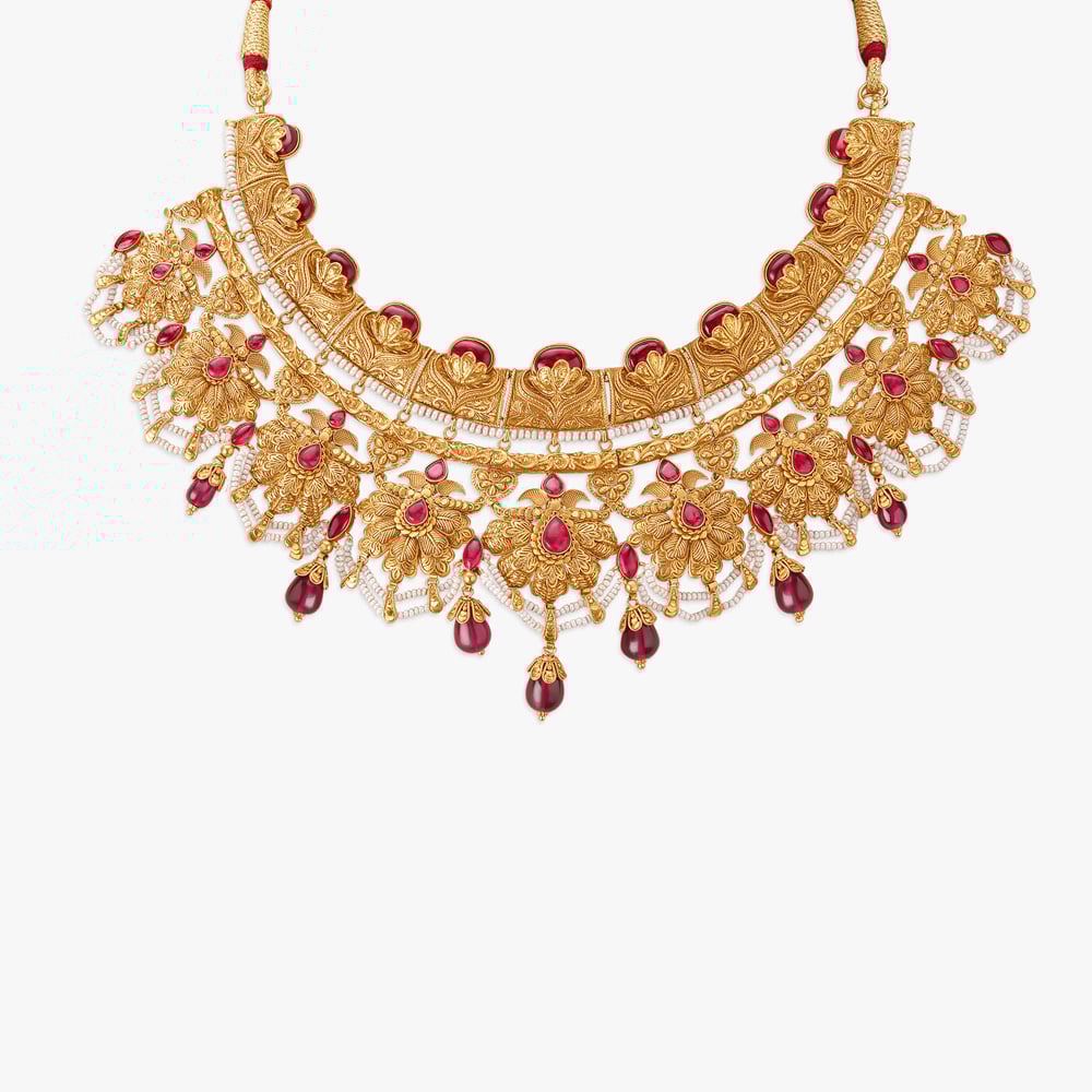 Mystical Blossoms Necklace Set,,hi-res image number null
