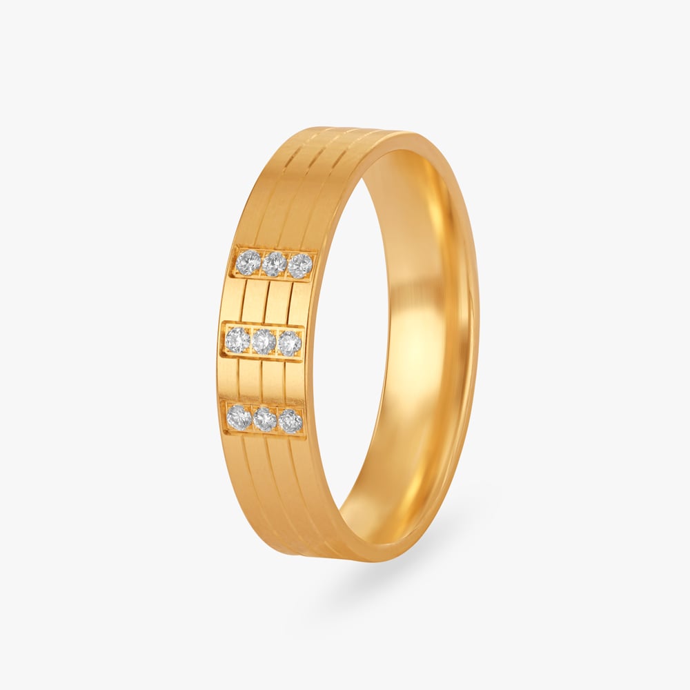 Minimalistic Diamond Finger Ring,,hi-res image number null