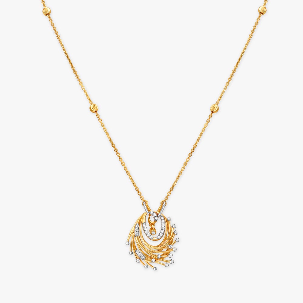 A Golden Nest Diamond Necklace,,hi-res image number null