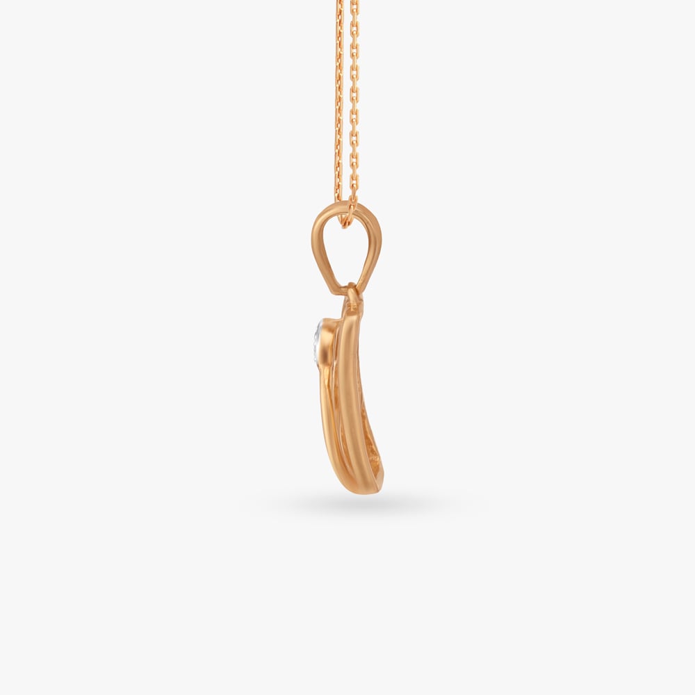 Vine Frame Diamond Pendant,,hi-res image number null
