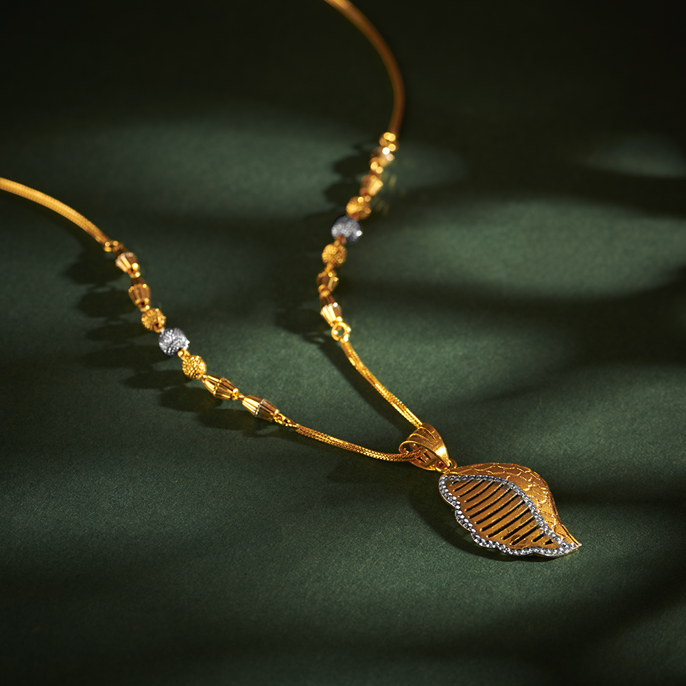 Contemporary Gold Necklace