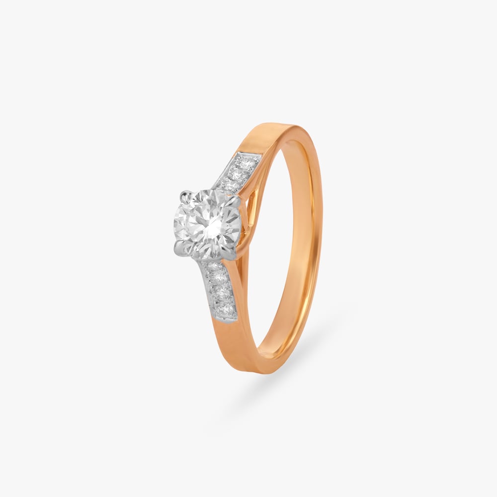 Brilliant Path Solitaire Finger Ring,,hi-res image number null