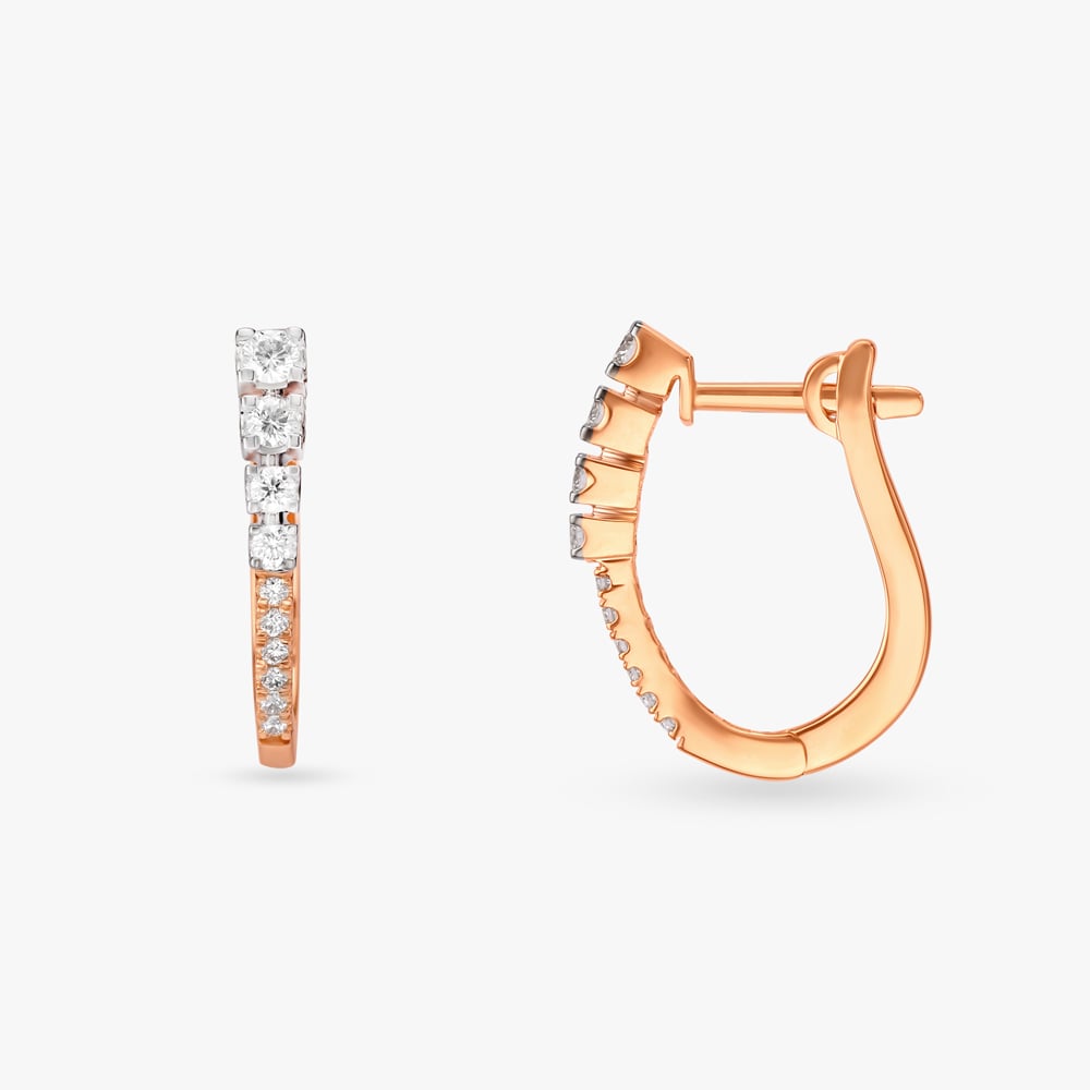 Sleek and Shine Hoop Earrings,,hi-res image number null