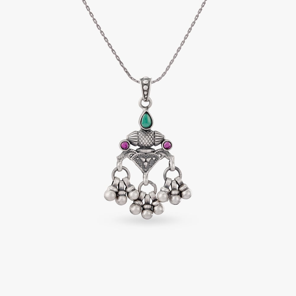

Melody Medallion Silver Pendant