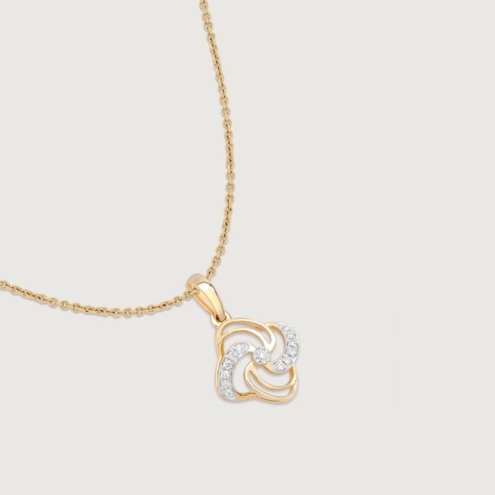 Swirl Pop Diamond Pendant,,hi-res image number null