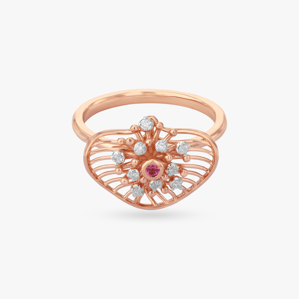 

Aura Floral Diamond Ring