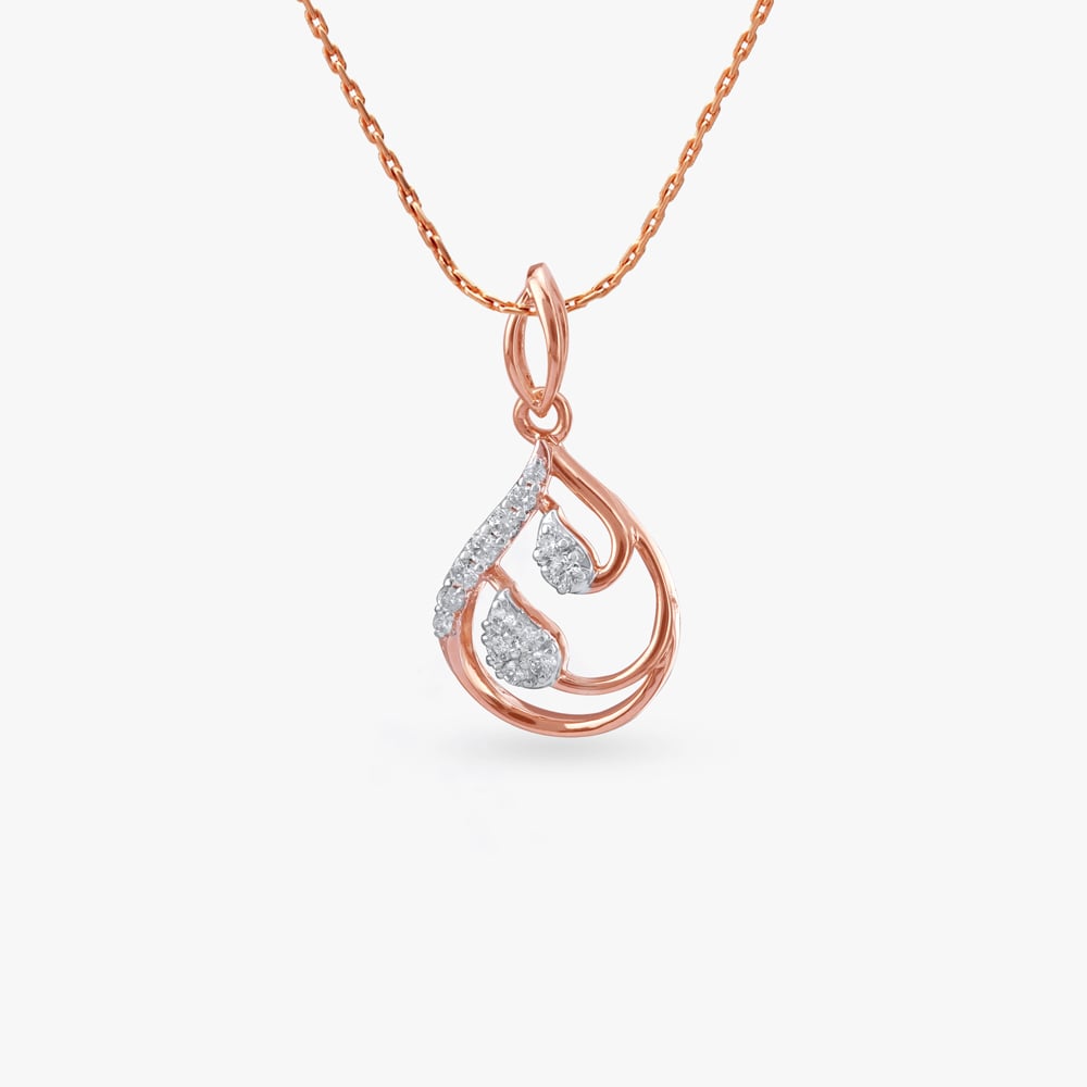 Dewdrop Sparkle Diamond Pendant,,hi-res image number null