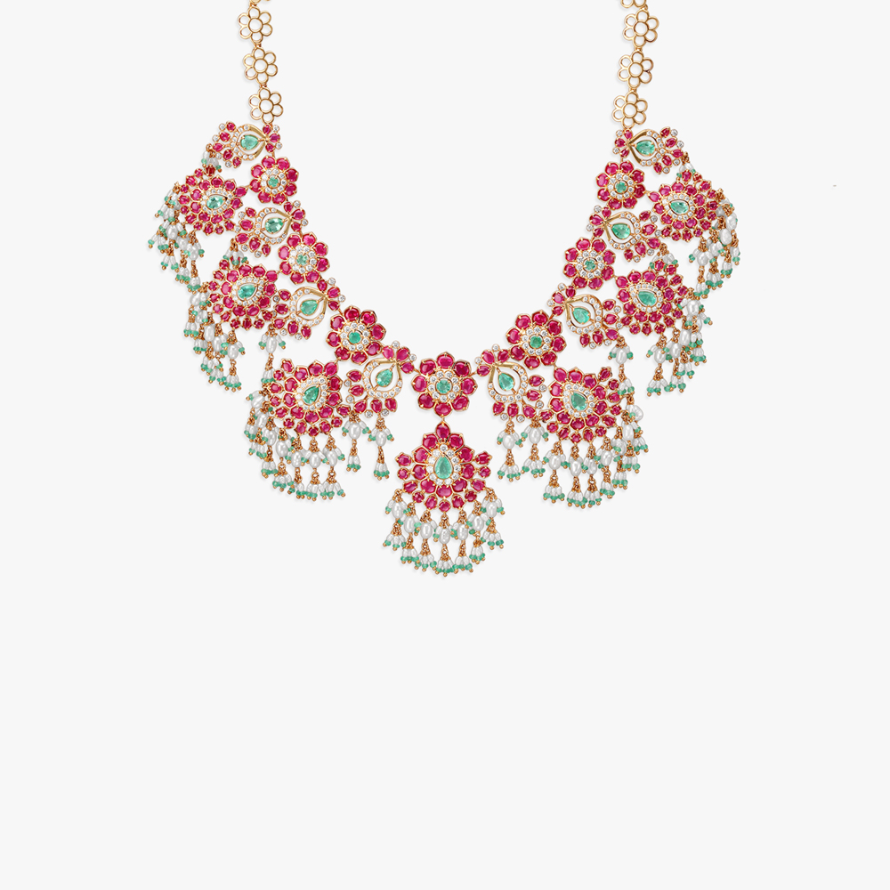 Royal Symphony Diamond Necklace Set,,hi-res image number null