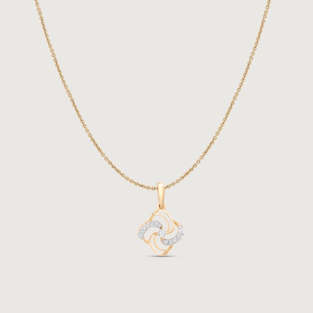 Swirl Pop Diamond Pendant,,hi-res image number null