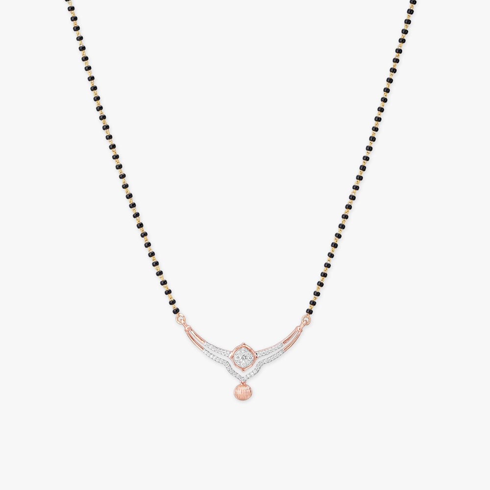 

Orbit Drop Diamond Mangalsutra