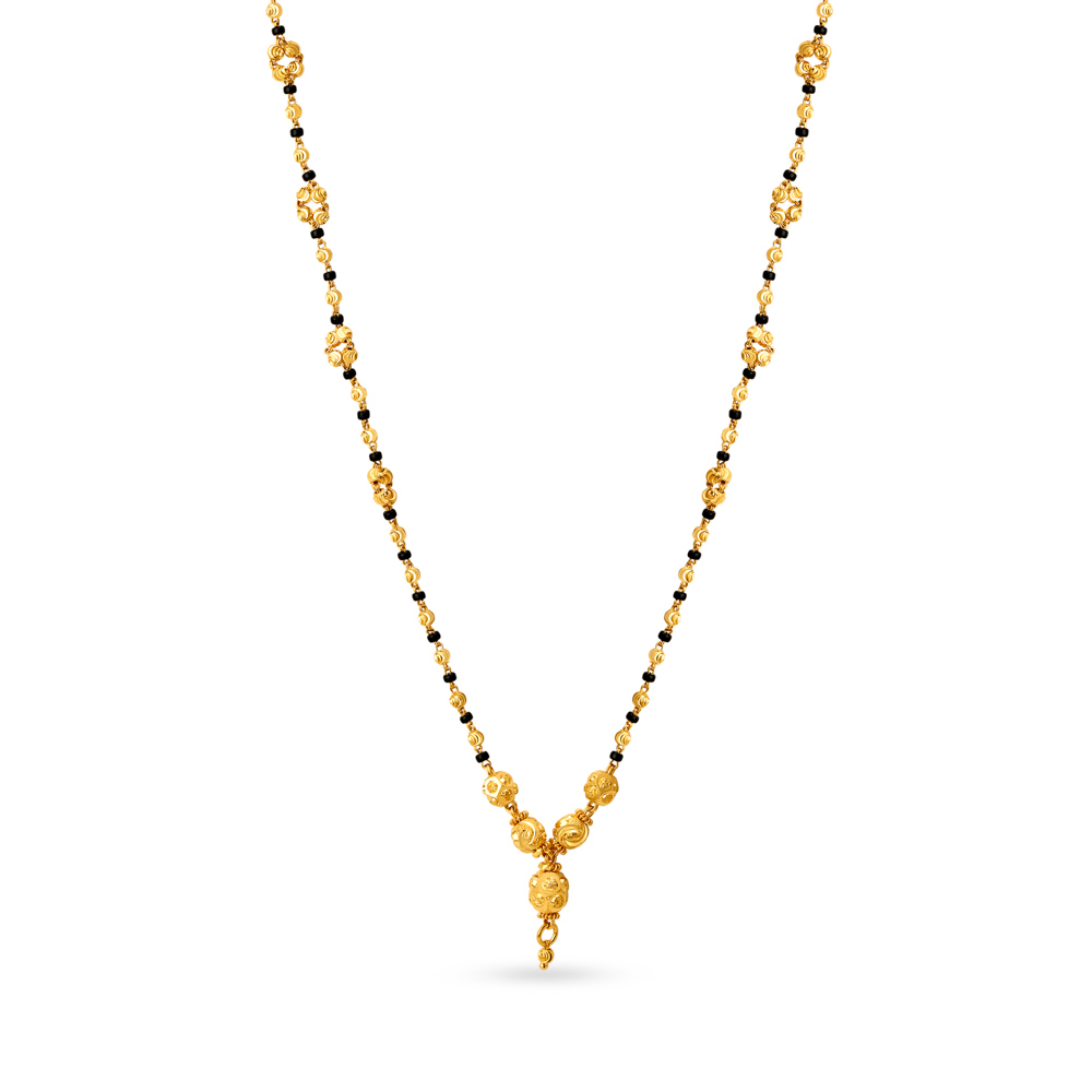 Textured Mangalsutra,,hi-res image number null