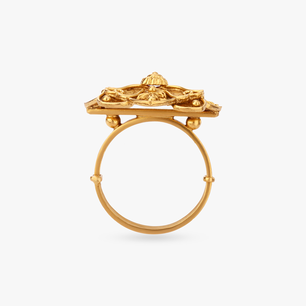 Temple Bloom Statement Ring,,hi-res image number null