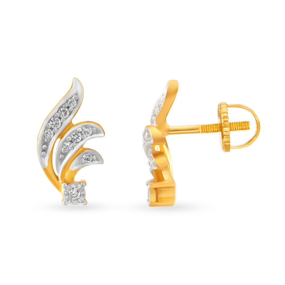 Entrancing Diamond Stud Earrings,,hi-res image number null
