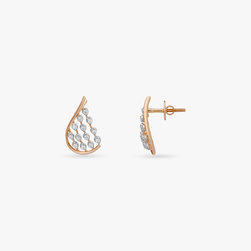 Dewdrop Harmony Diamond Stud Earrings,,hi-res image number null