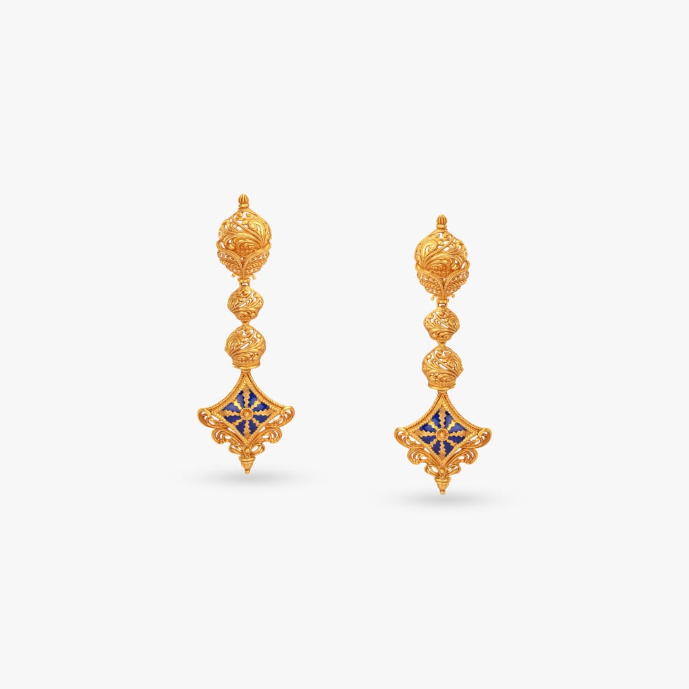 Solar Flight Gold Necklace Set,,hi-res image number null