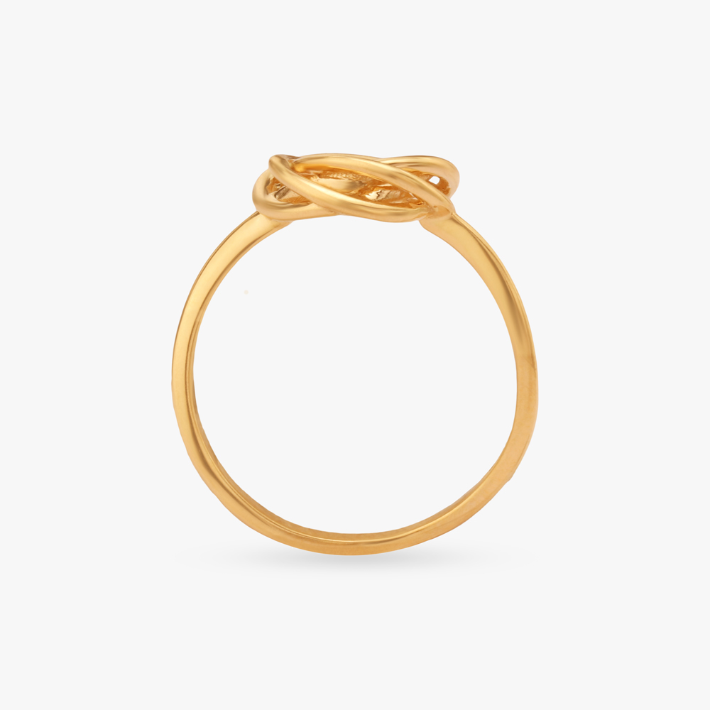 Twist Orbit Gold Ring,,hi-res image number null