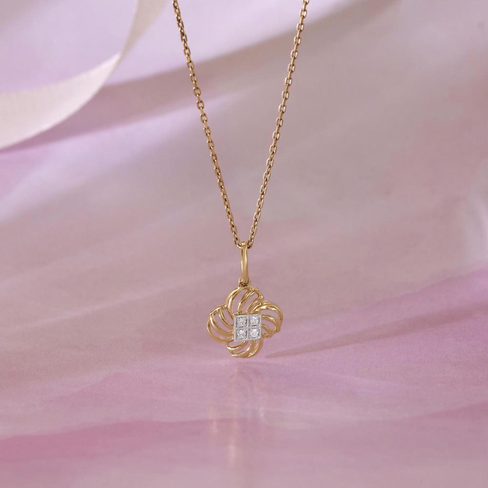 Twirling Grace Diamond Pendant,,hi-res image number null