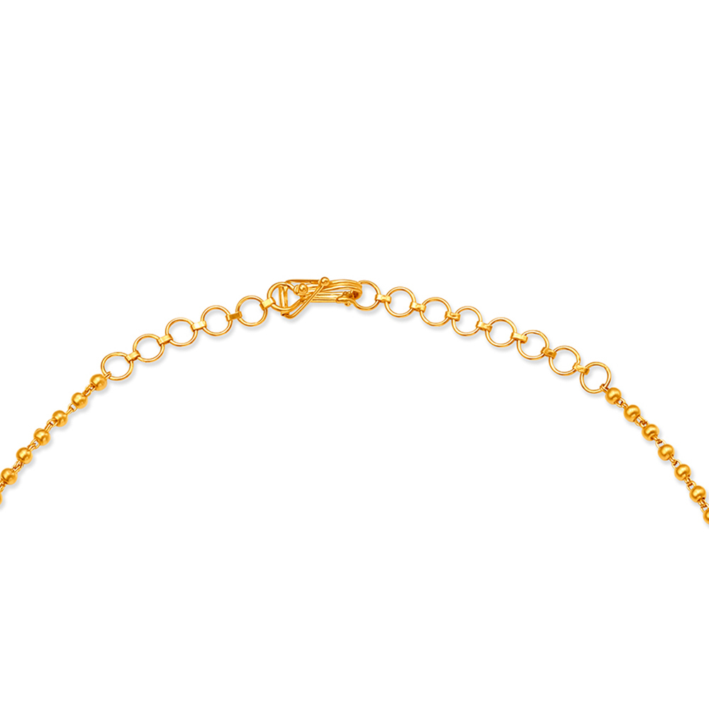 Traditional Majestic Gold Pendant With Chain,,hi-res image number null
