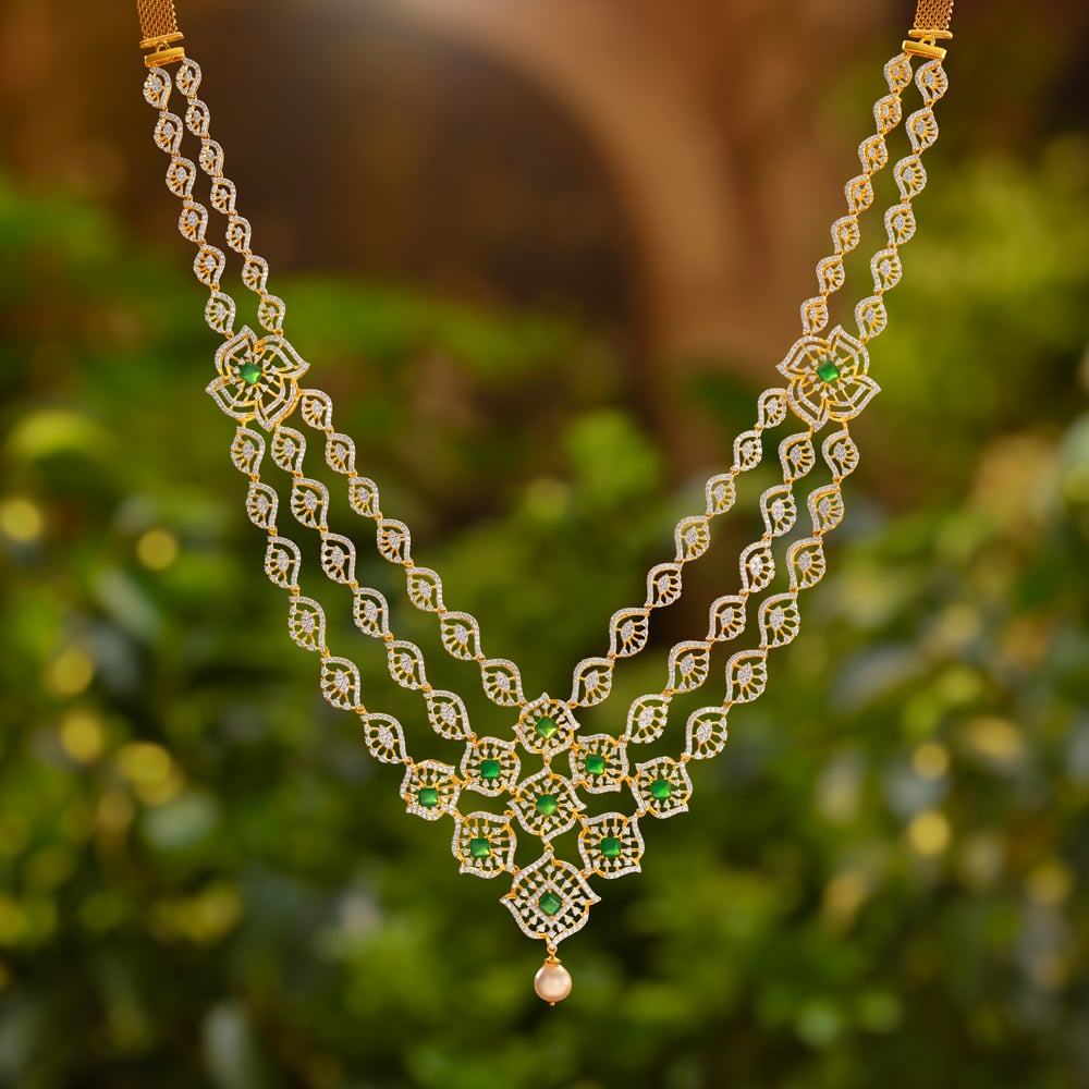 Regal Layers Diamond Necklace Set,,hi-res image number null