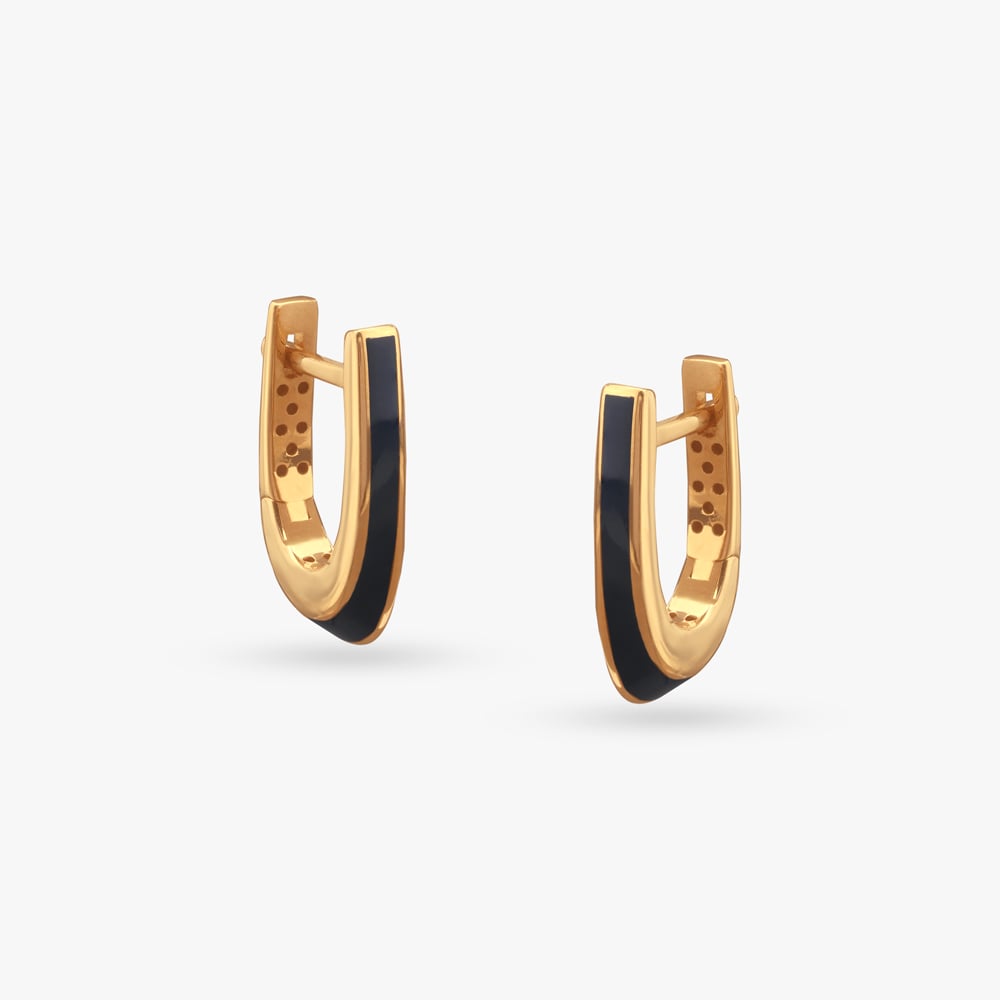 

Statement Shine Gold Hoop Earrings