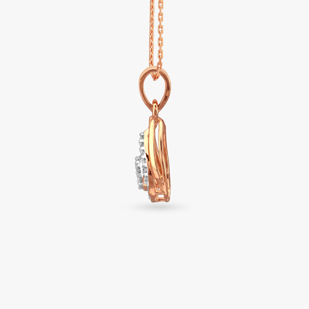 Halo Drop Diamond Pendant,,hi-res image number null