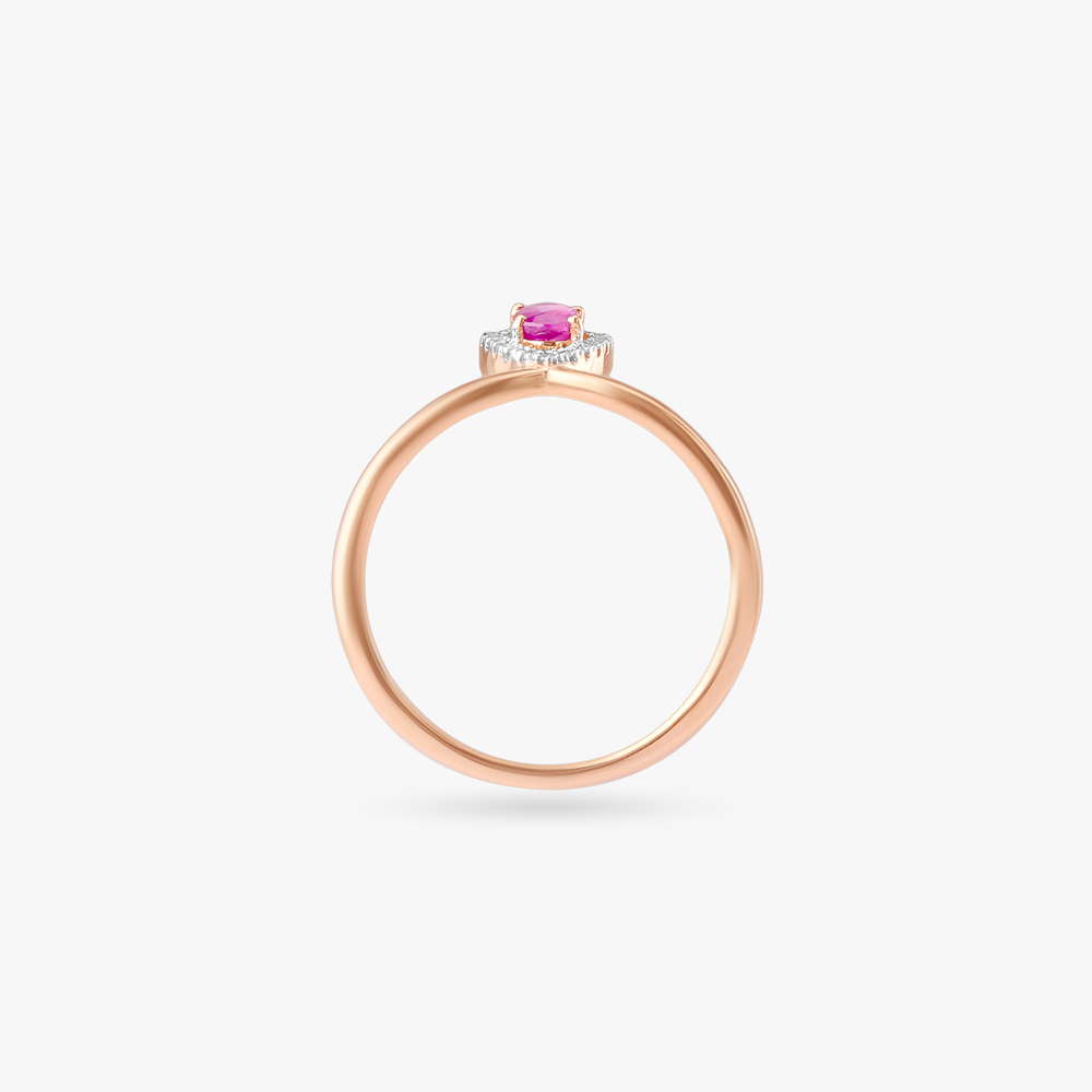 Scarlet Aura Diamond Finger Ring,,hi-res image number null