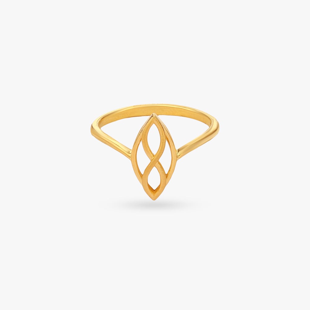 Endless Bloom Gold Finger Ring,,hi-res image number null