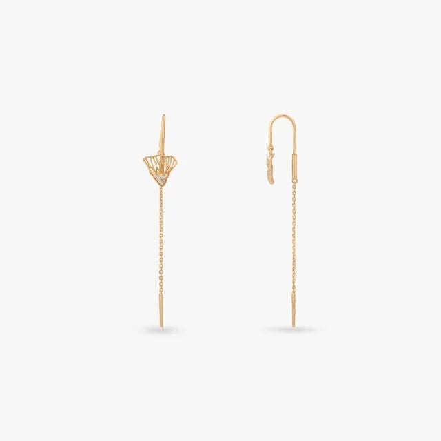 Sunbeam Cascade Diamond Drop Earrings,,hi-res image number null