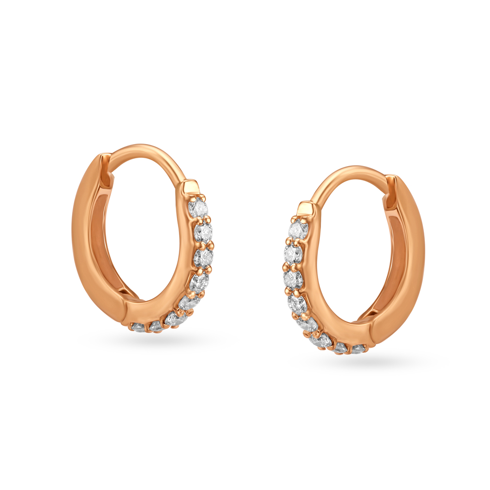 Mia by Tanishq 14 KT Rose Gold and Diamond Drop Earrings Rose Gold 14kt  Drop Earring Price in India - Buy Mia by Tanishq 14 KT Rose Gold and Diamond  Drop Earrings