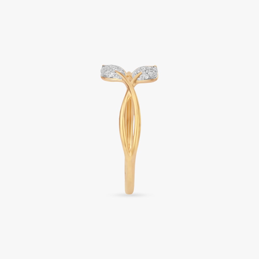 Whispering Leaf Diamond Ring,,hi-res image number null