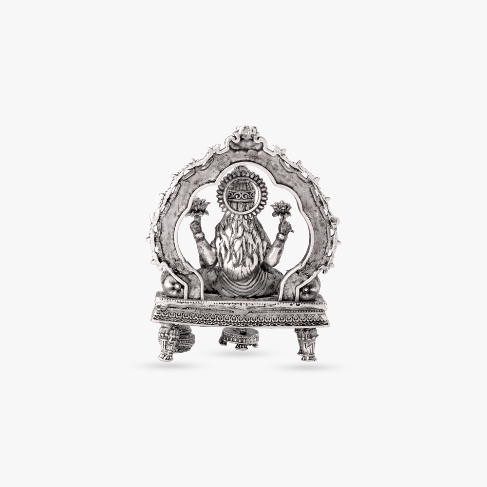 Mahalakshmi Splendour Silver Idol,,hi-res image number null