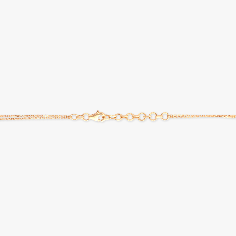 Floral Arc Gold Necklace,,hi-res image number null
