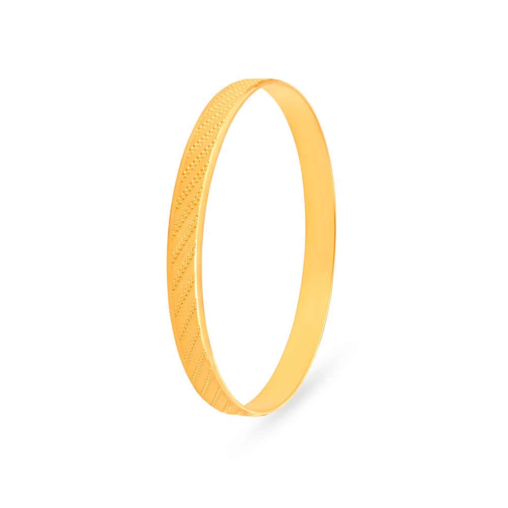 Refined Textured Gold Bangles,,hi-res image number null