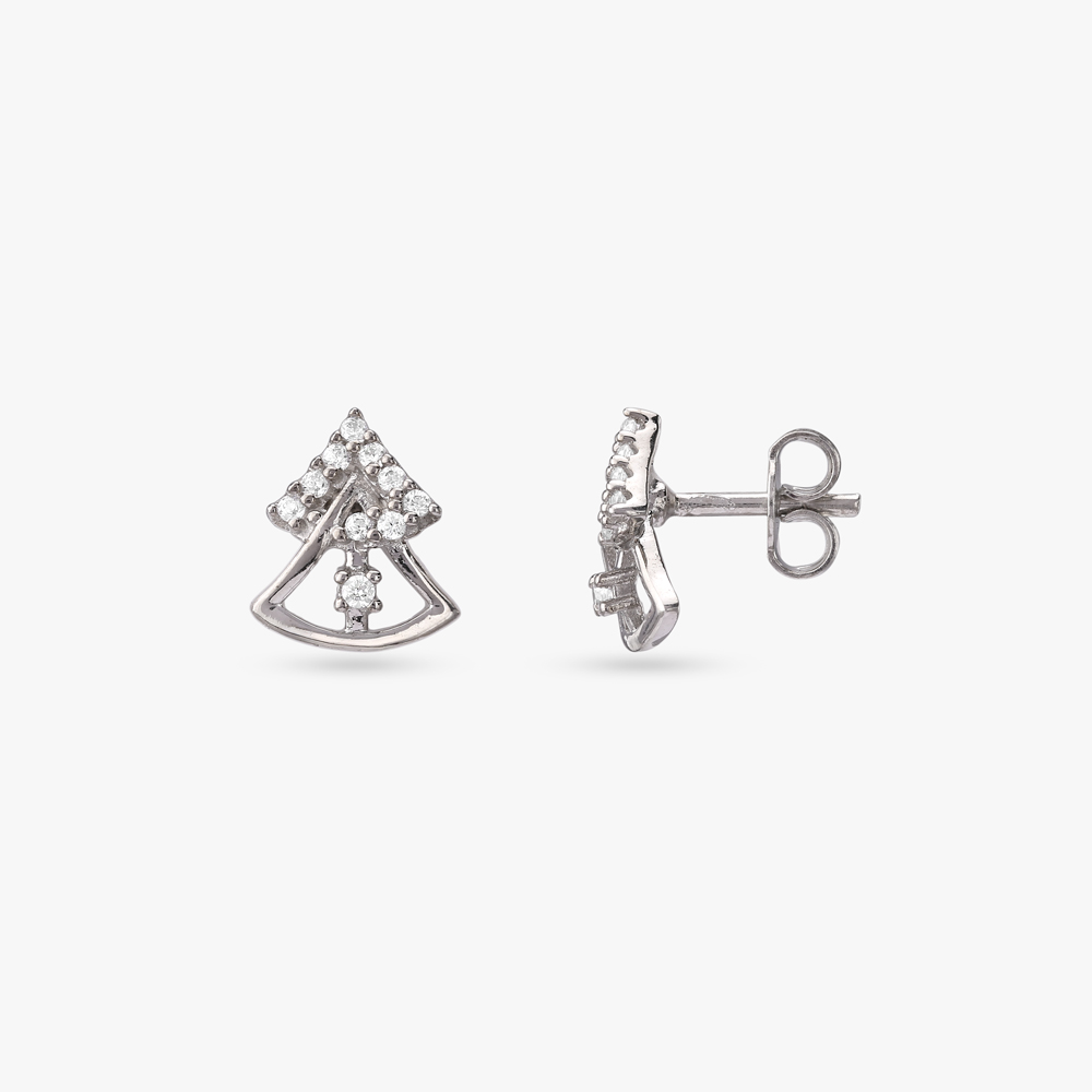 Frosted Gleam Silver Pendant and Earrings Set,,hi-res image number null