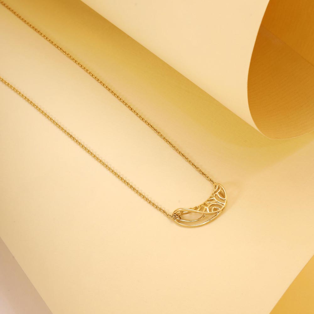 Elegant Chic Gold Necklace,,hi-res image number null