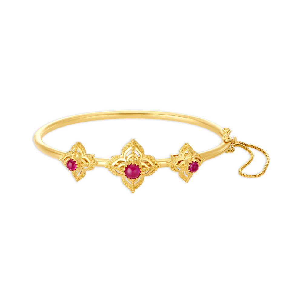 TANISHQ 18KT Gold and Diamond Bangle 45 x 55 mm in Mysore at best price by  Malabar Gold & Diamonds - Justdial