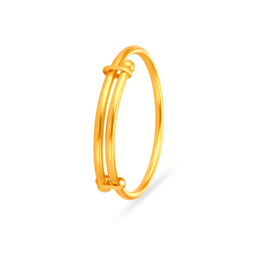 Tiny Treasure Gold Bangles for Kids,,hi-res image number null