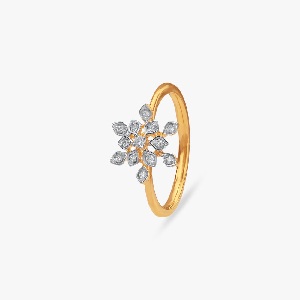 Sunlit Lotus Diamond Ring,,hi-res image number null