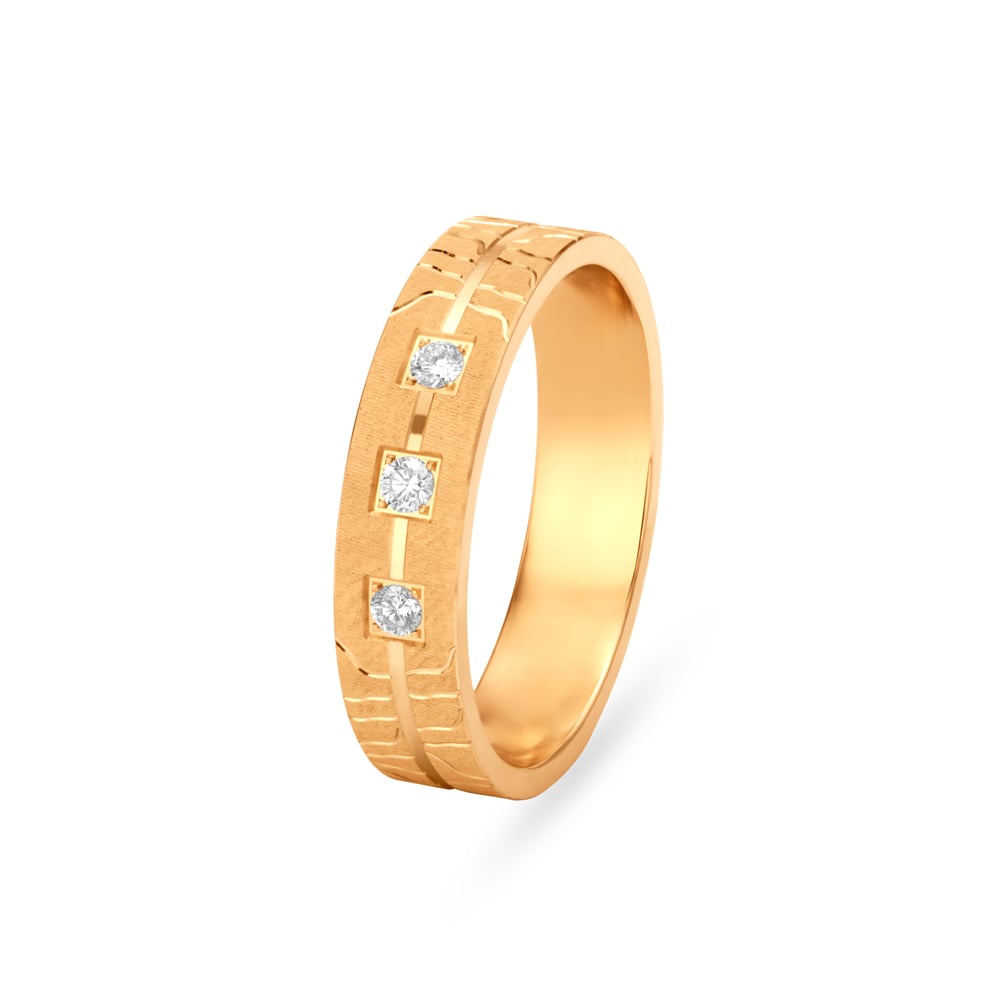 White Gold Diamond Finger Band,,hi-res image number null