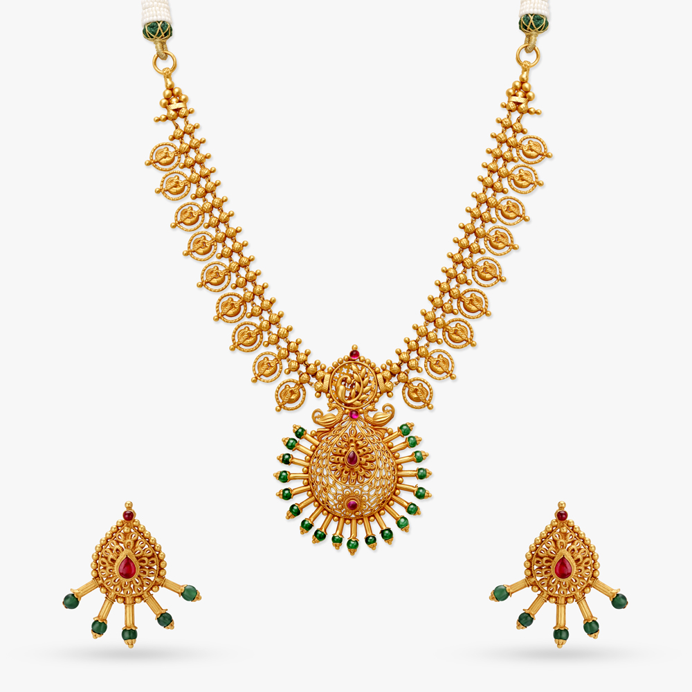 Opulent Intricate Necklace Set,,hi-res image number null