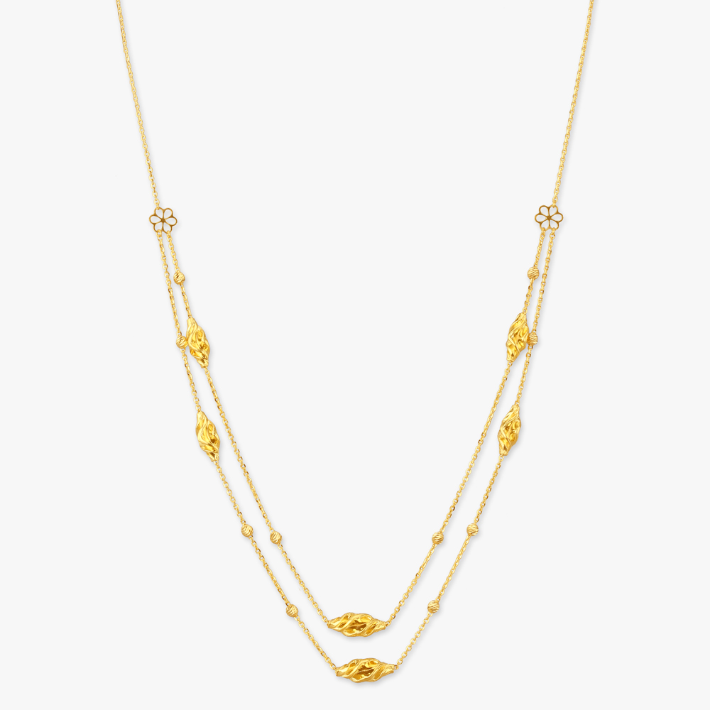 Dual Strand Gold Necklace,,hi-res image number null