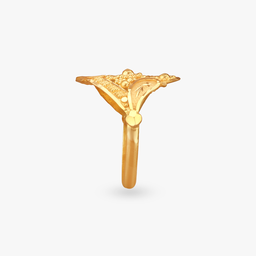 Swirl Garden Gold Ring,,hi-res image number null