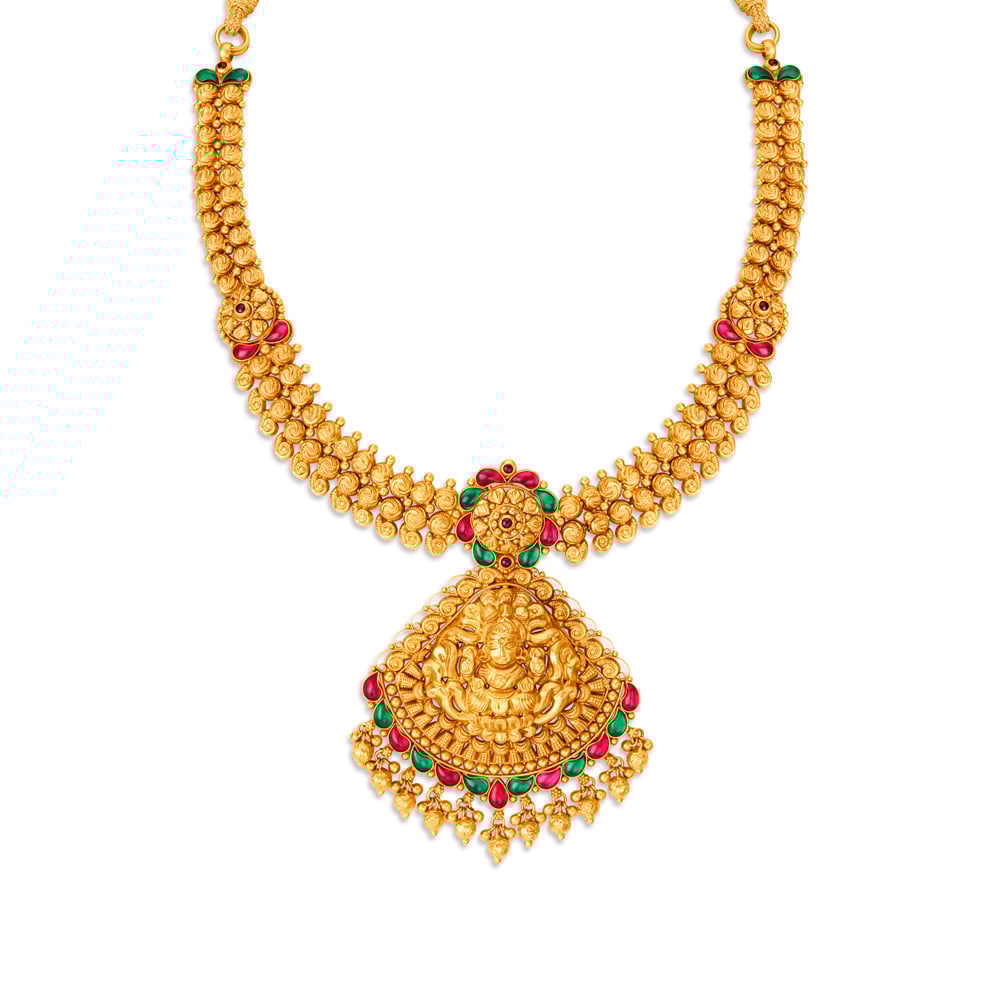 Palatial Kemp Set Gold Necklace,,hi-res image number null