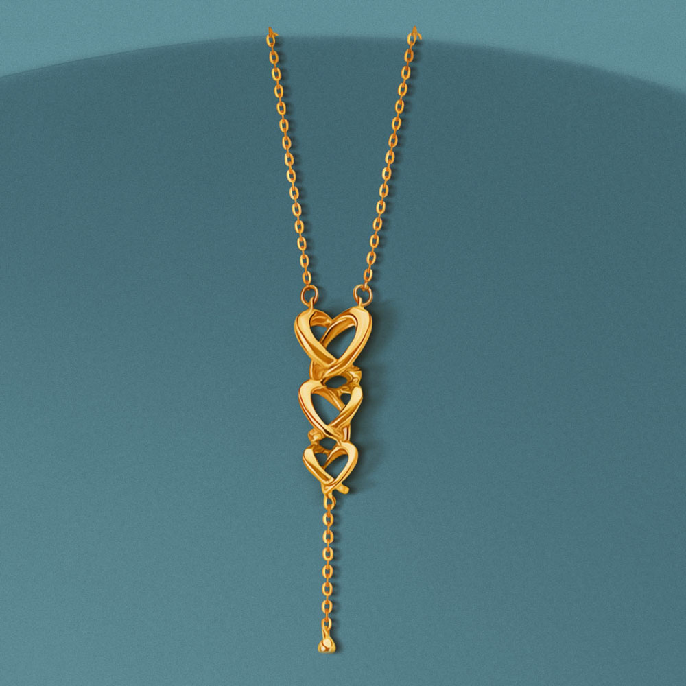 Cascading Hearts Necklace,,hi-res image number null