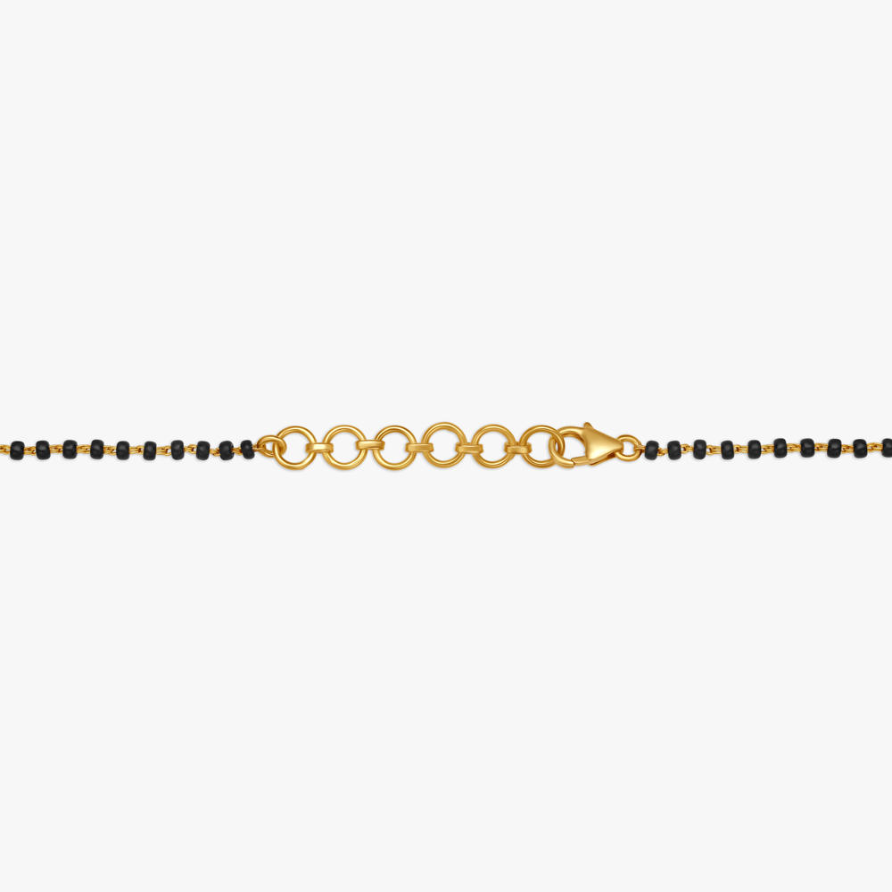 Radiant Floral Diamond Mangalsutra,,hi-res image number null