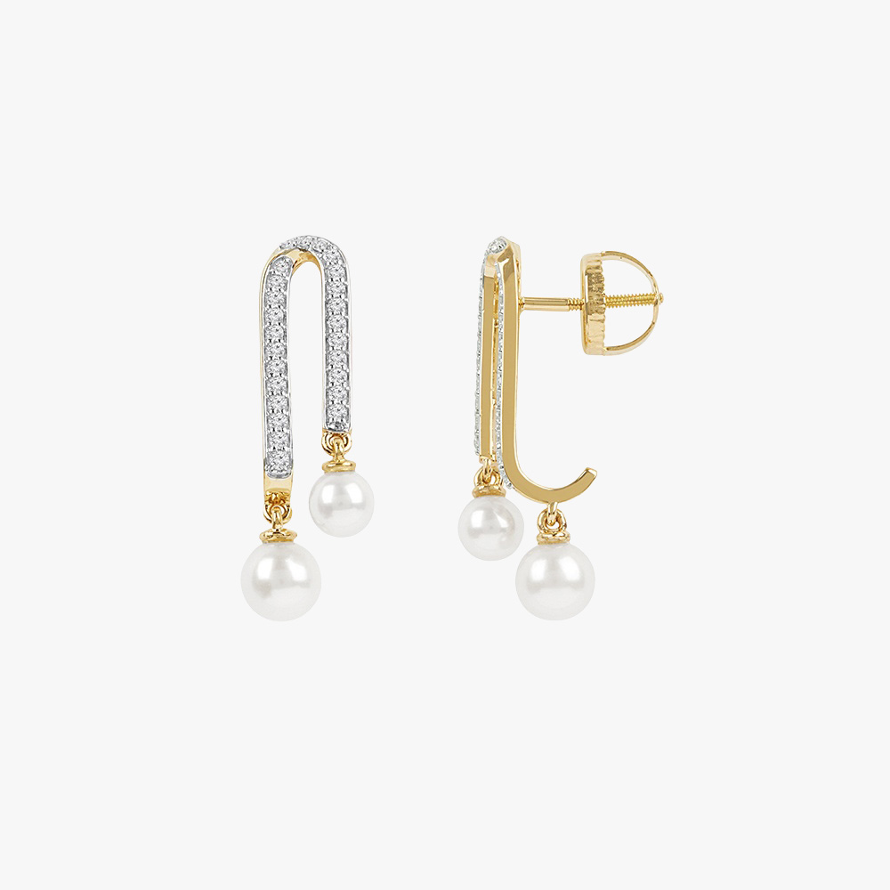 Celestial Glow Diamond Drop Earrings,,hi-res image number null