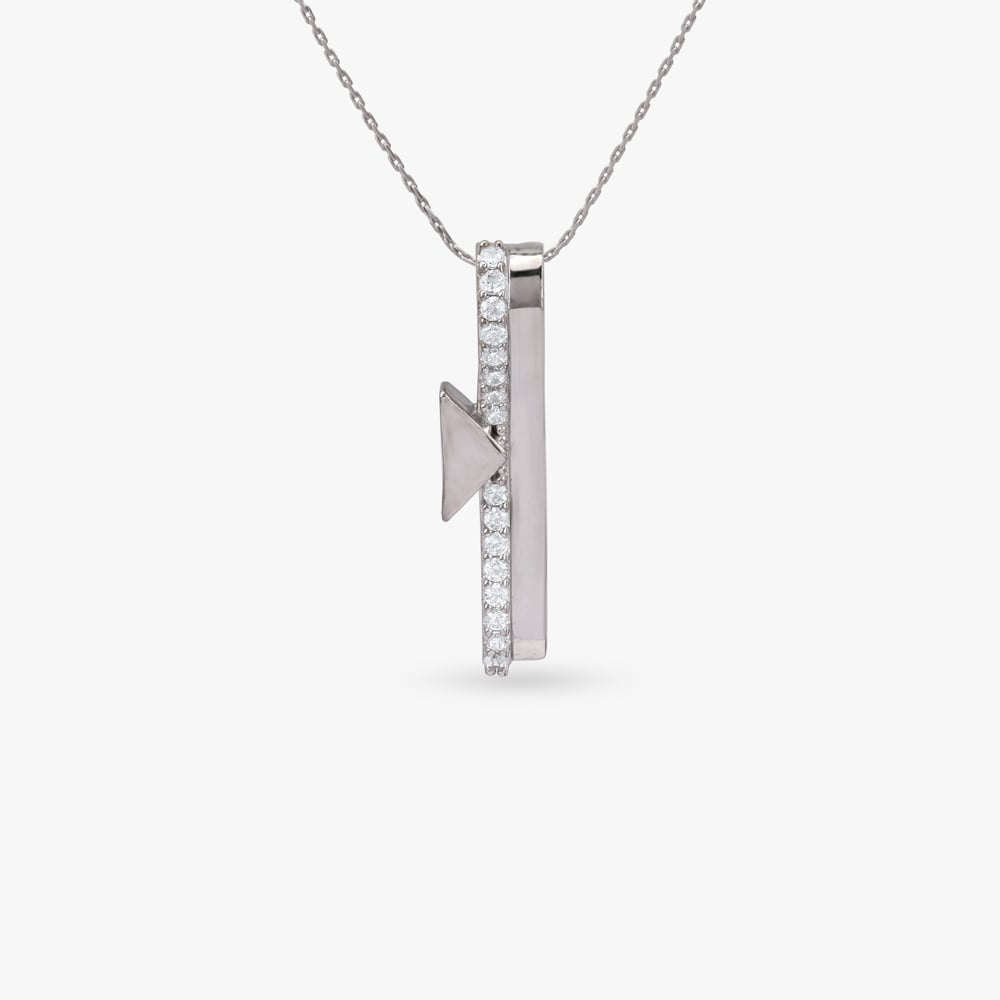 Aura Arrow Silver Pendant,,hi-res image number null